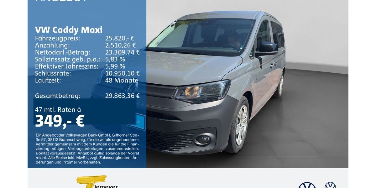 VW Caddy 121.059 km 25.410 &euro; Gelsenkirchen 45888