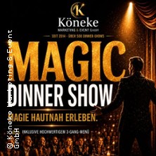 Magic Dinner Show mit 3-Gang-Menü 23.01.2027 Hotel Antares