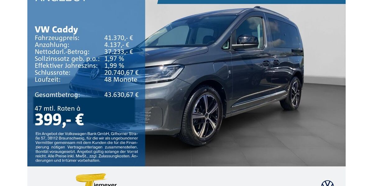 VW Caddy 8.600 km 38.740 &euro; Bochum 44892